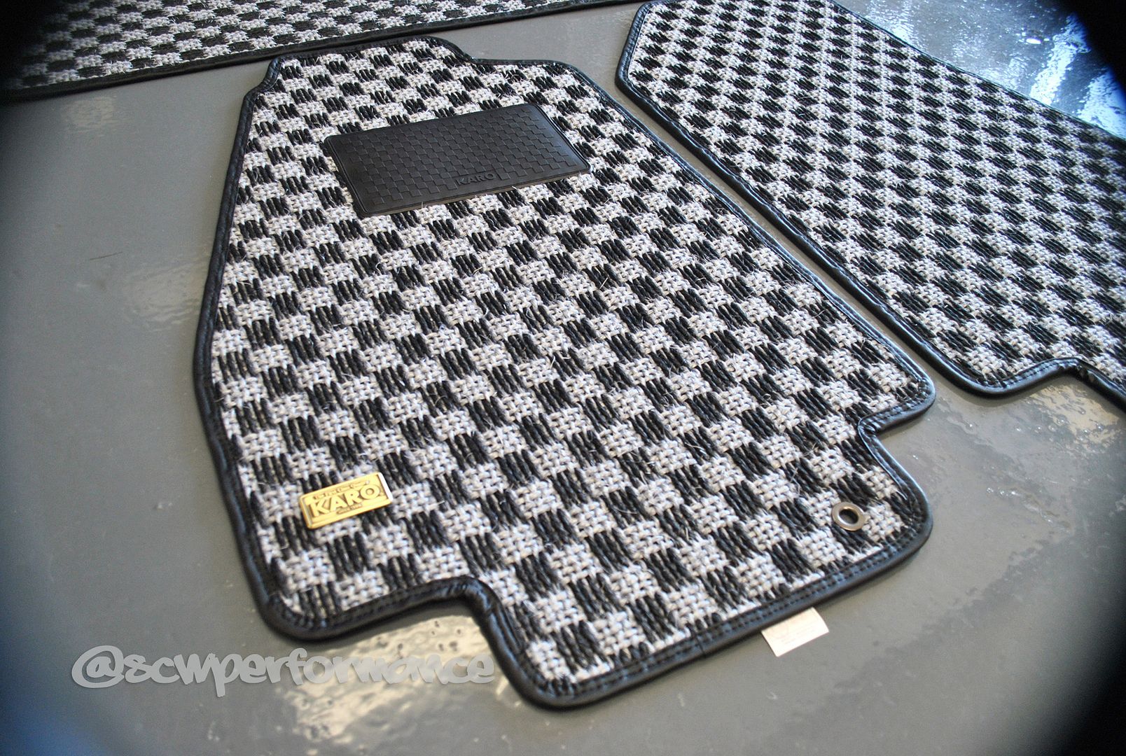 [1st Gen] NEW! JDM Karo Sisal TRUNK Mats for NSX A compliment to Karo